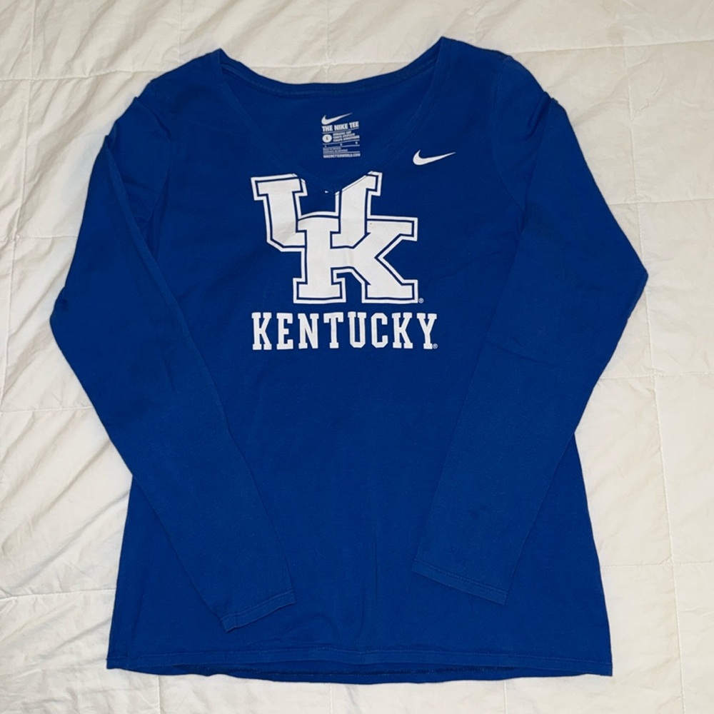 Nike Kentucky Wildcats Long Sleeve V-Neck T-Shirt